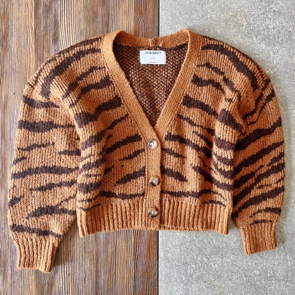 ✨ OLD NAVY Girls Kids Sweater Cardigan size 6 - Picture 2 of 4
